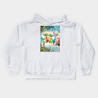 Ziegfeld Girls as Birds - Collage Kids Hoodie